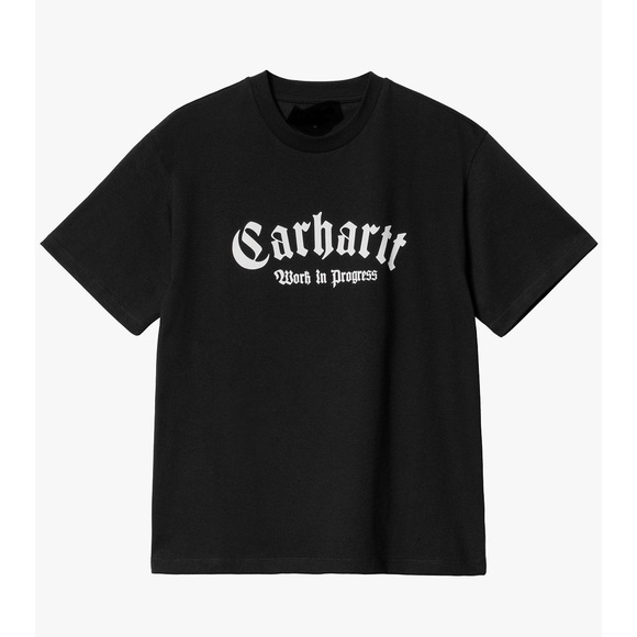 SCRIPT T-SHIRT Carhartt Black Unisex T-shirt - Picture 1 of 4